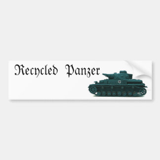 Återvunnen panzer bildekal