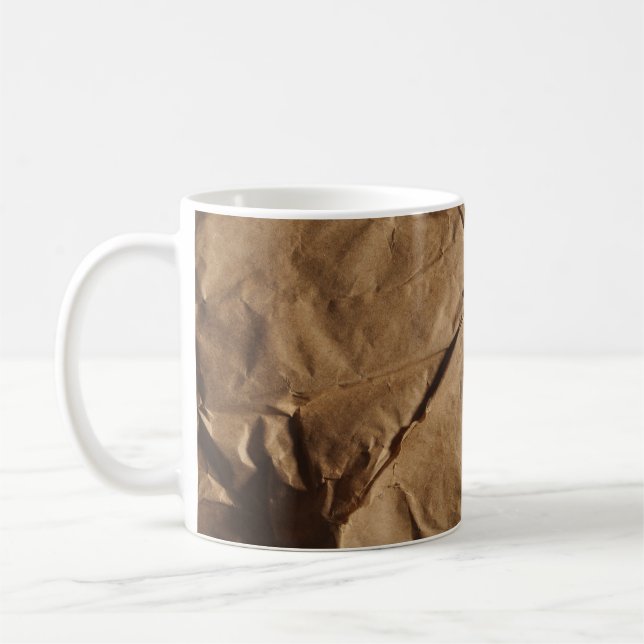 Återvunnen Papper: miljövänlig Struktur. Kaffemugg (Vänster)