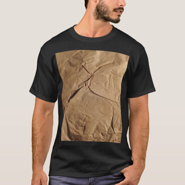 Återvunnen Papper: miljövänlig Struktur. T Shirt (Framsida)
