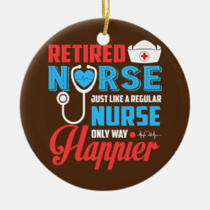 Återvunnen sjuksköterska precis som en vanlig sjuk julgransprydnad keramik