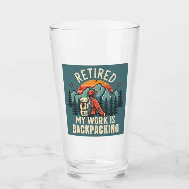 Återvunnet arbete som säkerhetskopieras glaskopp (Framsida)