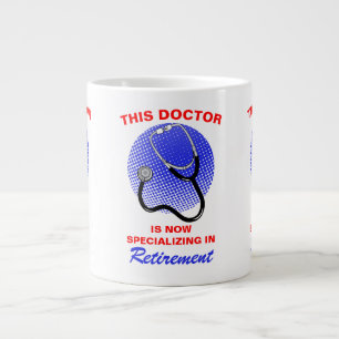 Återvunnet Doktor-ynniga Pension-tal Jumbo Mugg