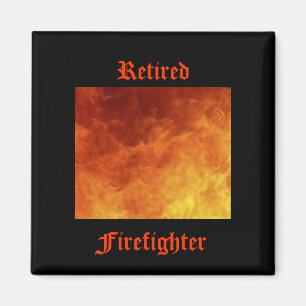 Återvunnet Firefighter Magnet