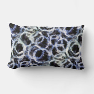 Återvunnet indigo shibori: lumbarkudde