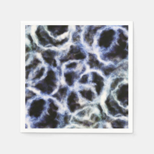 återvunnet indigofärgat shibori : pappersservett
