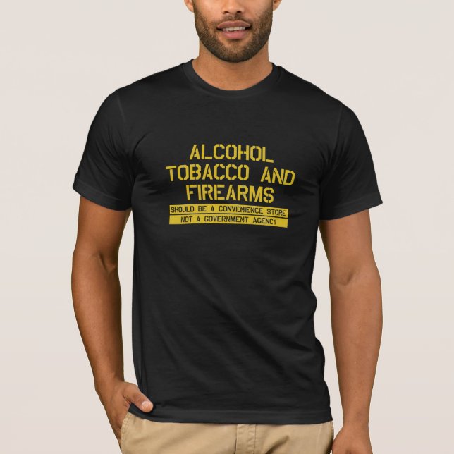 Atf-alkoholtobak och skjutvapenservicebutik tröja (Framsida)