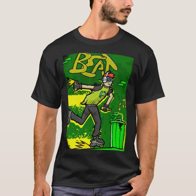 Åtgärd 3 för radiospel i Jet-uppsättning T Shirt (Framsida)