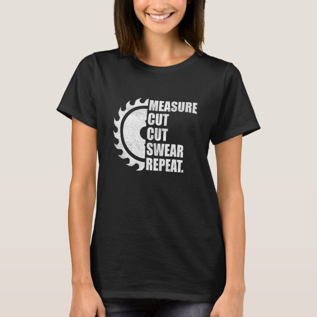 Åtgärd Klipp ut den svenska Handymannen Fars dag T Shirt (Framsida)