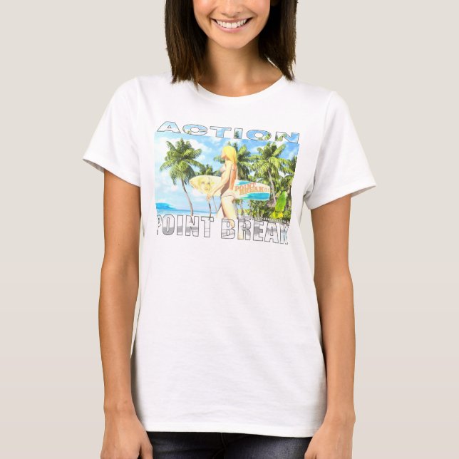 Åtgärd - punkt brytpunkt 01 t shirt (Framsida)