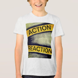åtgärd/reaktion t shirt