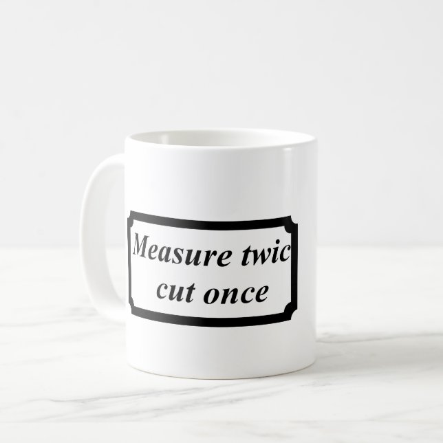 åtgärd två gånger i gång kaffemugg (Framsida vänster)