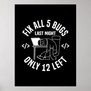Åtgärda alla 5 Kryp för programmerare Poster