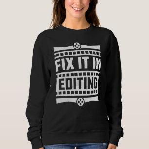 Åtgärda den i redigera videoredigeraren t shirt