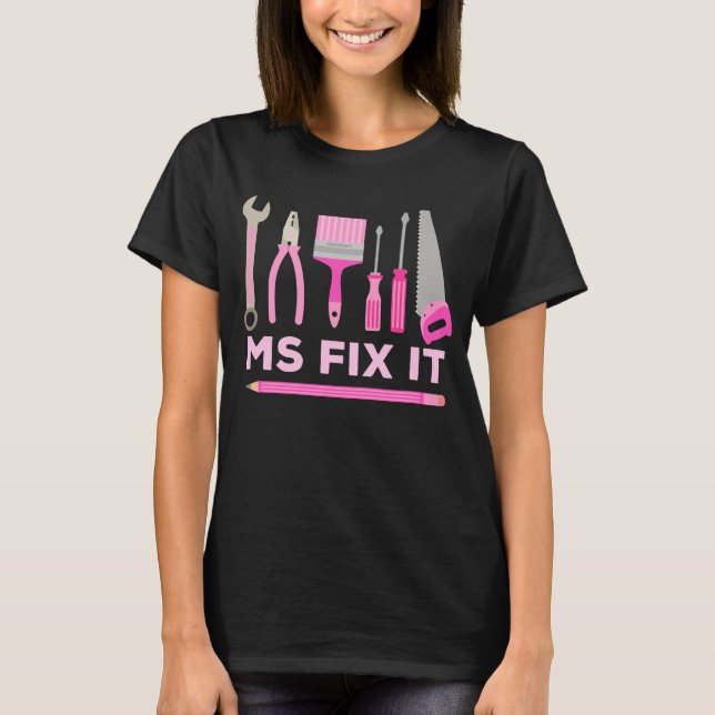 Åtgärda det handa Women DIY T Shirt (Framsida)