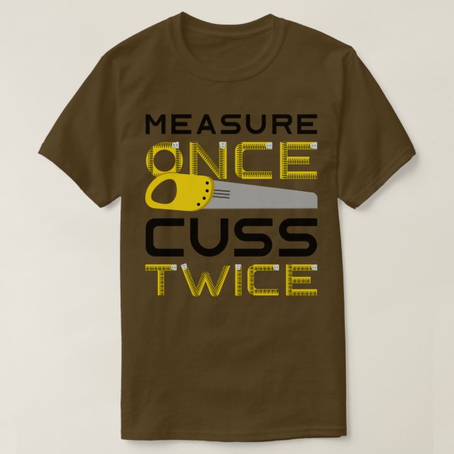 Åtgärda Gång Cuss två gånger 3 T Shirt (Design framsida)