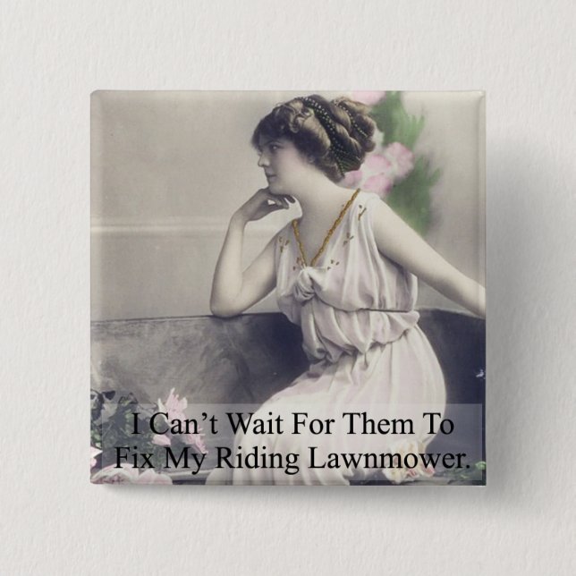 Åtgärda min Riding Lawnmower Knapp (Framsida)