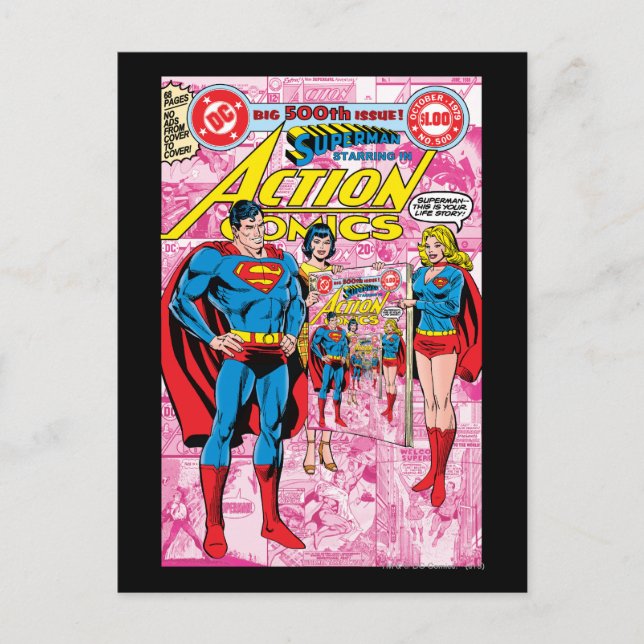 Åtgärdens Tecknader #500 okt 1979 Vykort (Framsida)