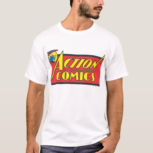 Åtgärdens Tecknader - Superman T-shirt (Framsida)