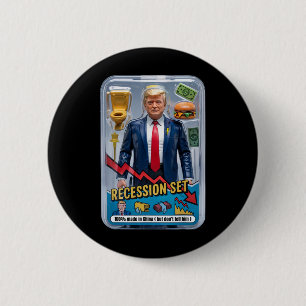 Åtgärdsfil för Trump Satire Överlevt Recession Box Knapp