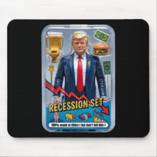 Åtgärdsfil för Trump Satire Överlevt Recession Box Musmatta