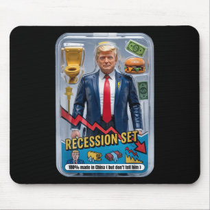 Åtgärdsfil för Trump Satire Överlevt Recession Box Musmatta