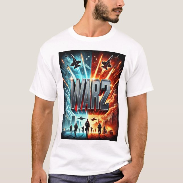 "Åtgärdsfilmen Krig 2 T-Shirt - premiumkvalitet:) (Framsida)