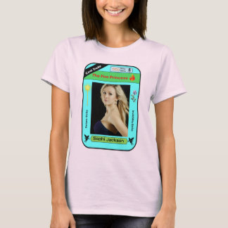 Åtgärdskort för Personlig för coola T Shirt