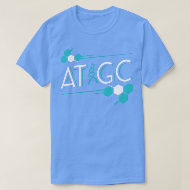 ATGC DNA Funny Science Gifts for Biology Teacher T Shirt (Design framsida)