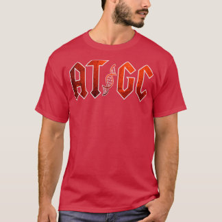 ATGC Funny Science Teacher Gift DNA  T Shirt