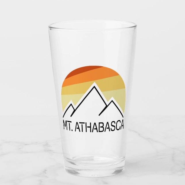 Athabasca Alberta Retro Glaskopp (Framsida)