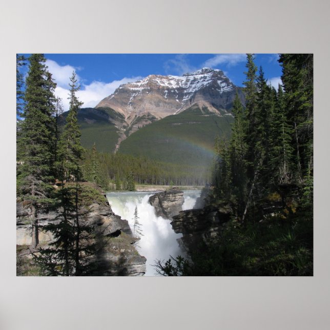 Athabasca Falls Poster (Framsidan)