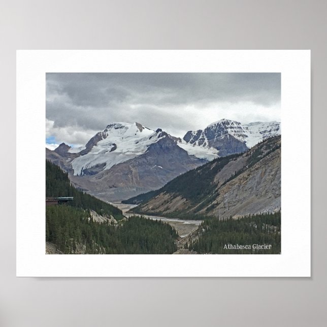 Athabasca Glacier, Columbia Icefields Alberta Poster (Framsidan)