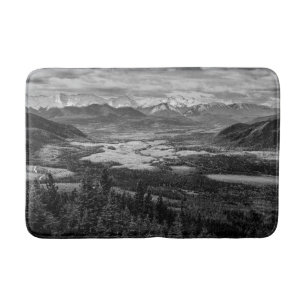 Athabasca Lookout, monokrome Scenery Photography Badrumsmatta