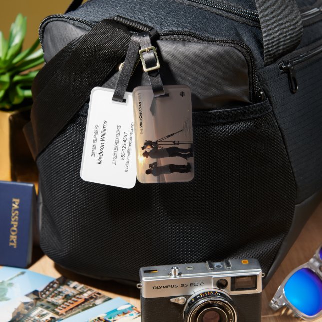 Athabasca Sand Dunes Bagagebricka (Fram & Baksida)