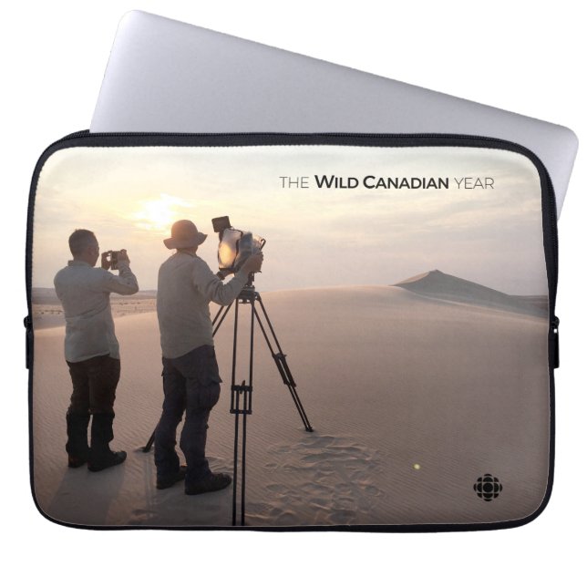 Athabasca Sand Dunes Laptop Sleeve (Framsidan)