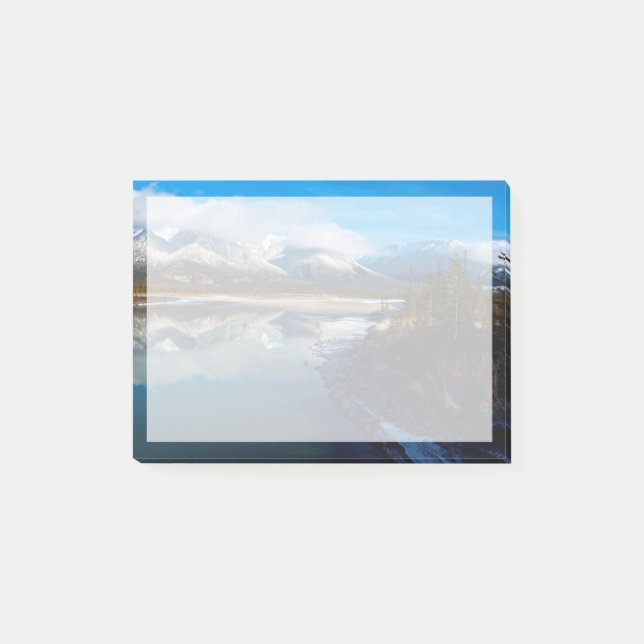 Athabascafloden i Jasper National Park Post-it Block (Framsida)