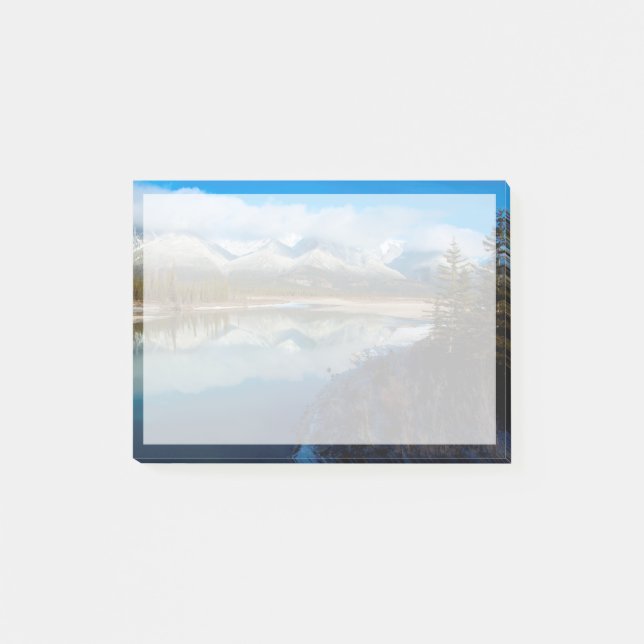 Athabascafloden, Jasper National Park, Alberta Post-it Block (Framsida)