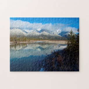 Athabascafloden, Jasper National Park, Alberta Pussel