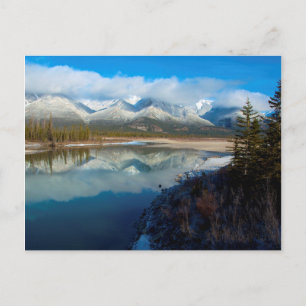 Athabascafloden, Jasper National Park, Alberta Vykort