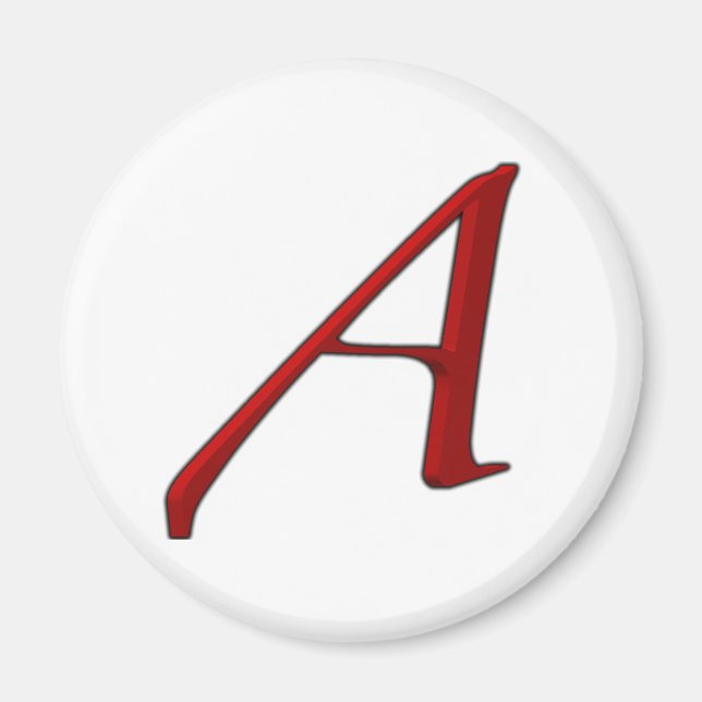 Atheist A Fridge magnet (Framsidan)