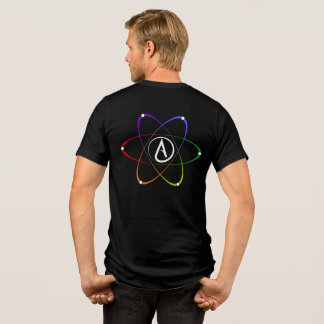 Atheist Atom Symbol Rainbow White 0, 60, 120 T Shirt