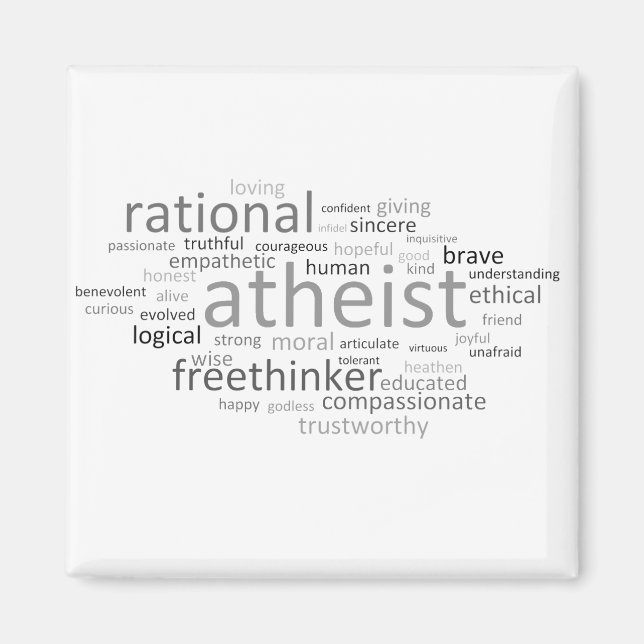 Atheist Cloud Magnet (Framsidan)