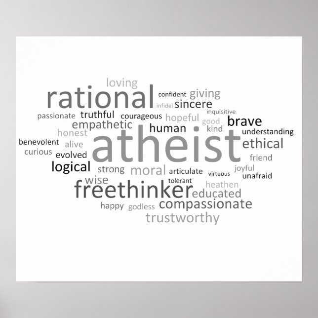 Atheist Cloud Poster (Framsidan)