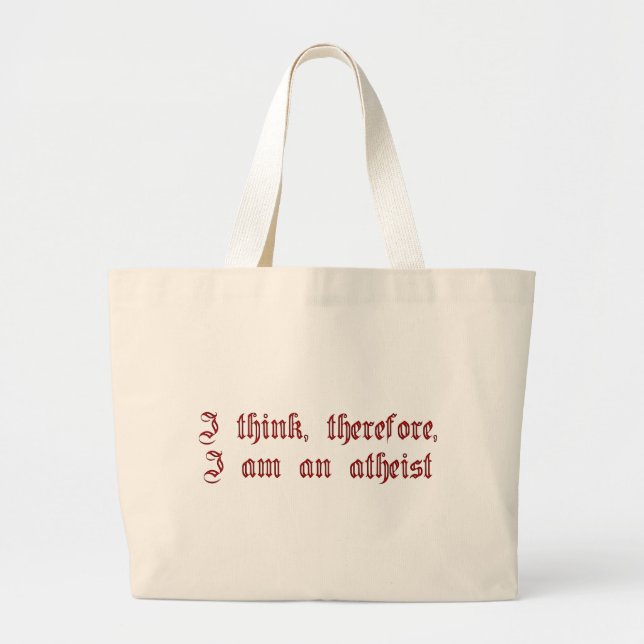 Atheist Cogito Jumbo Tygkasse (Framsidan)
