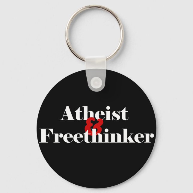 Atheist & Freethinker Nyckelring (Framsida)