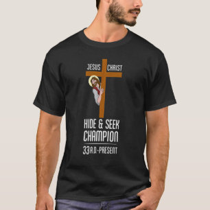 Atheist Gear Jesus Gömmer Seek Champion För manar T Shirt