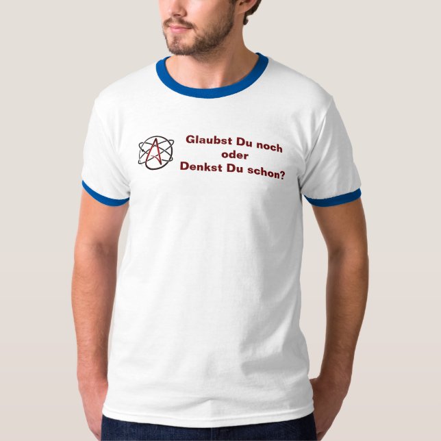 Atheist - Glaubst Du noch? T-shirt (Framsida)