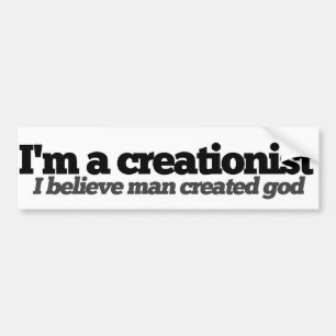 Atheist humor bildekal