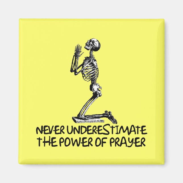Atheist prayer magnet (Framsidan)