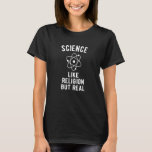 ATHEIST Science - som Religion men verklig T Shirt<br><div class="desc">ATHEIST Science - som Religion men verklig</div>